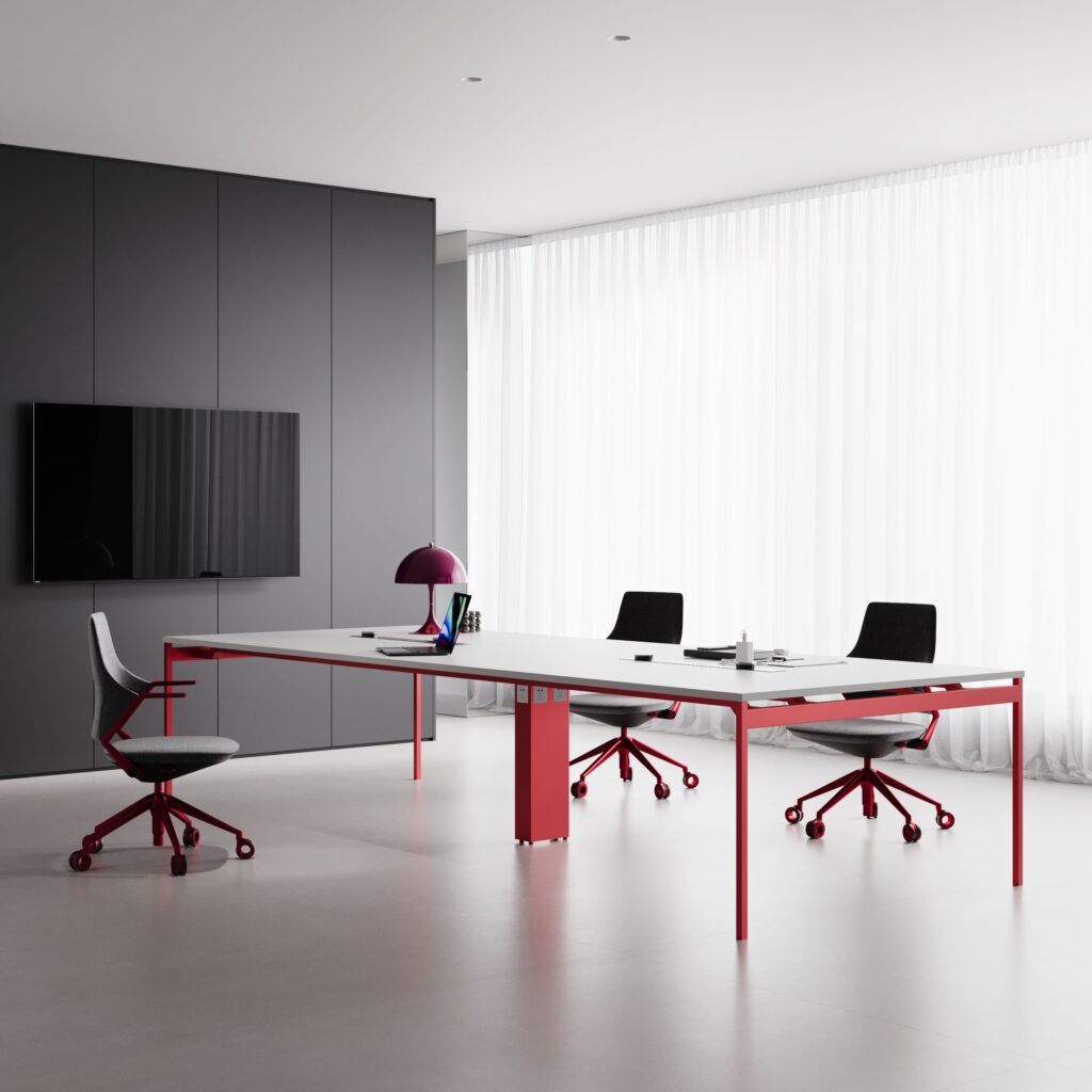 Oftech Meja Meeting 6 Kursi