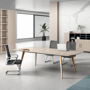 Livora Meja Meeting Kayu 6-8 Kursi