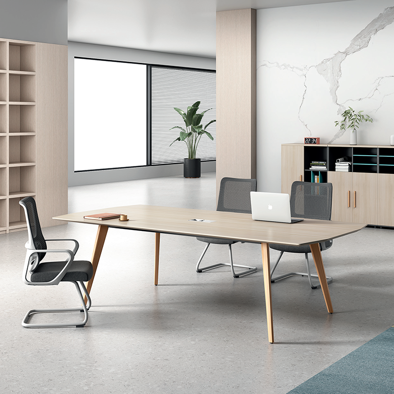 Livora Meja Meeting Kayu 6-8 Kursi